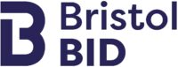 The Bristol Bid Logo a large B with the wording Bristol BID next to it